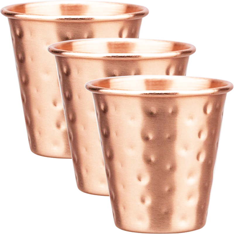 Copper Cocktail Mug - Set di 3 Nuove Tazze in