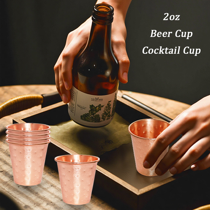 Copper Cocktail Mug - Set di 4/6 tazze di birra