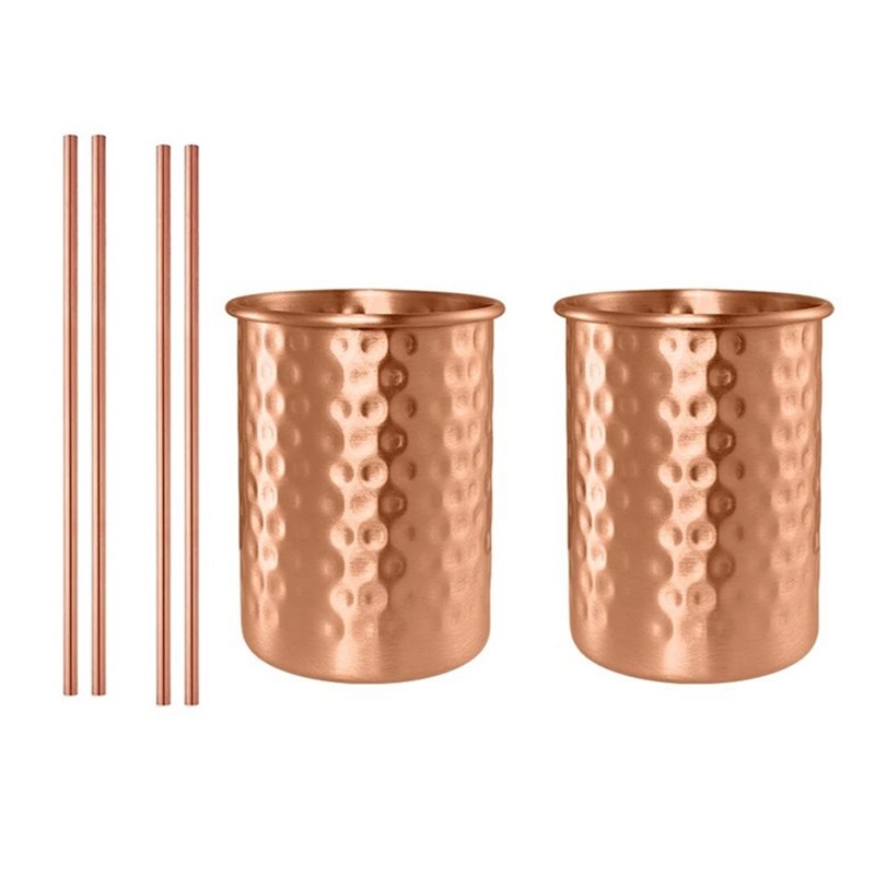 Copper Cocktail Mug - ABLU-2PC Tazza in Acciaio Inossidabile Color