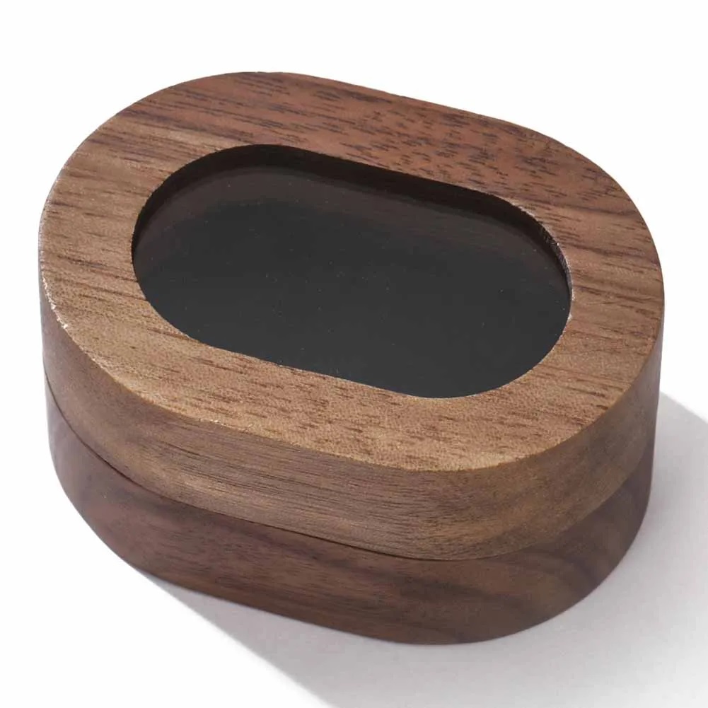 Velvet Jewelry Box - Scatola Regalo Nera per Gioielli, Sacchetto