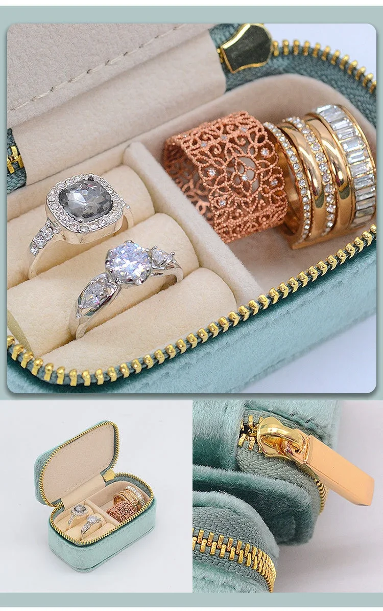 Mini portagioie da viaggio, cu - Velvet Jewelry Box recensione e prezzo