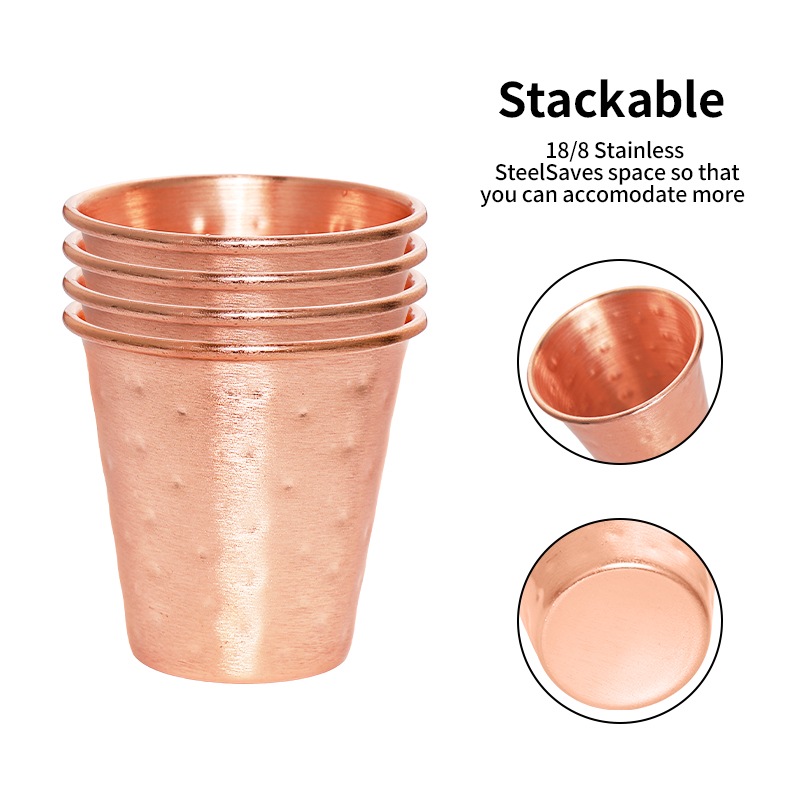 Set di 4/6 tazze di birra plac - Copper Cocktail Mug recensione e prezzo