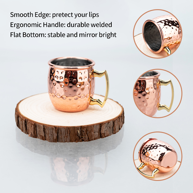 Set di 4 o 6 Tazze in Acciaio  - Copper Cocktail Mug recensione e prezzo