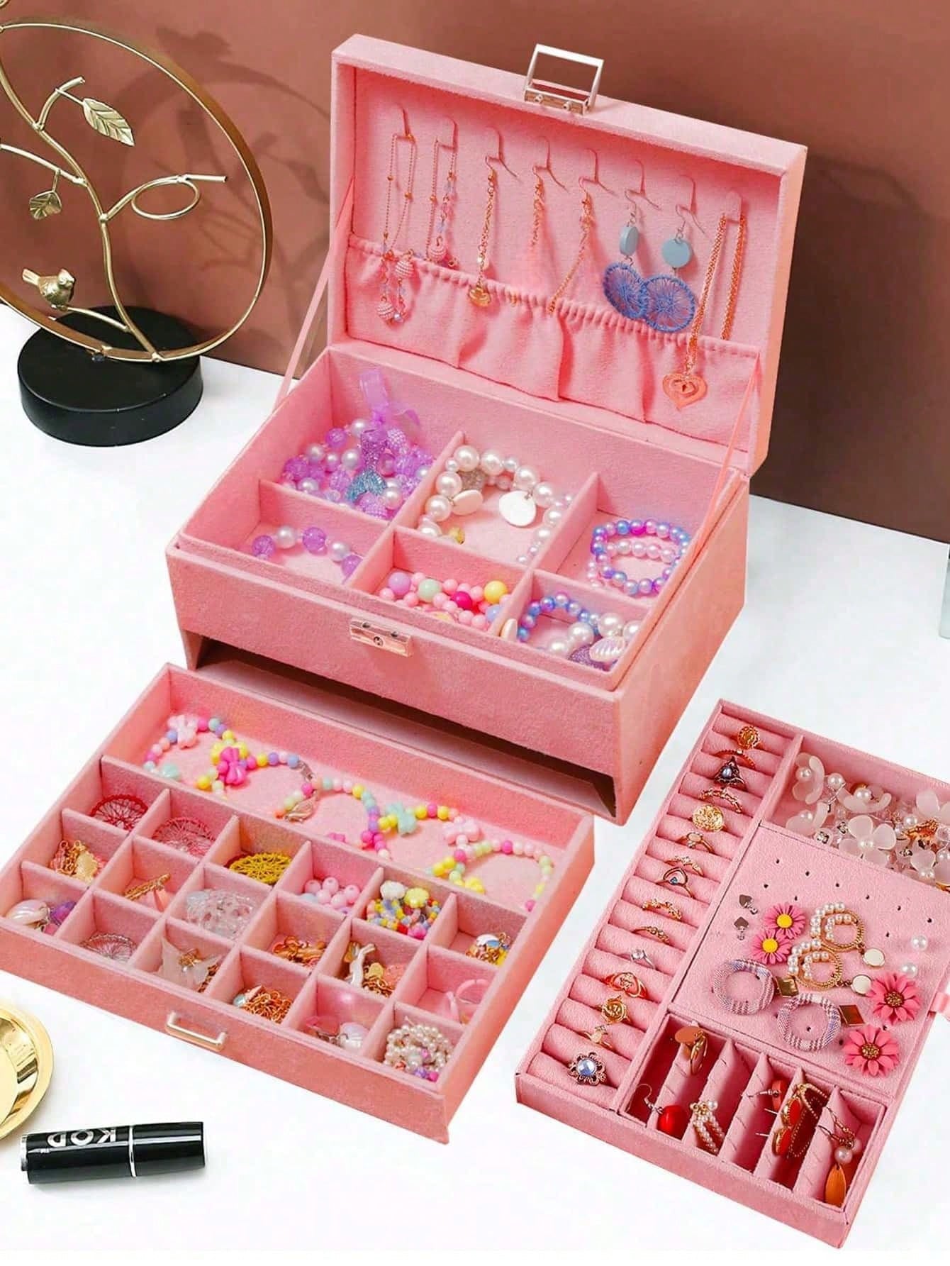 Portagioie in Velluto a 3 Live - Velvet Jewelry Box recensione e prezzo