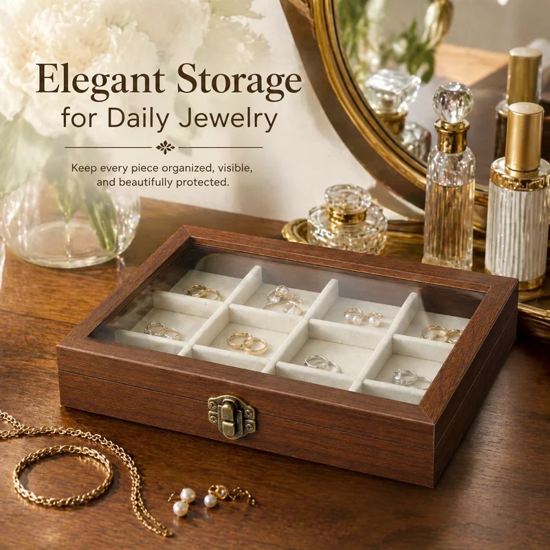 Organizzatore di Gioielli da S - Velvet Jewelry Box recensione e prezzo