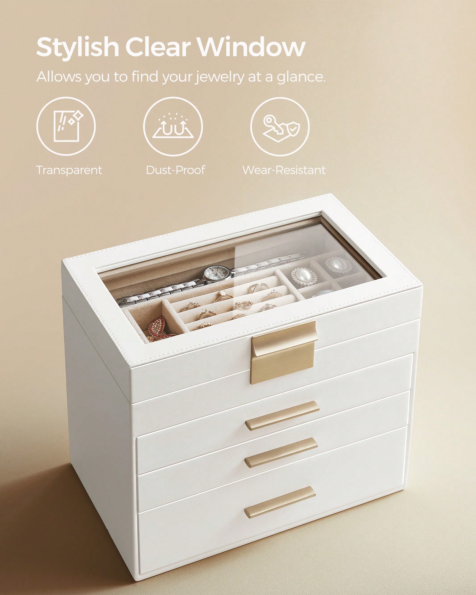 Scatola Portagioie a 4 Livelli - Velvet Jewelry Box recensione e prezzo