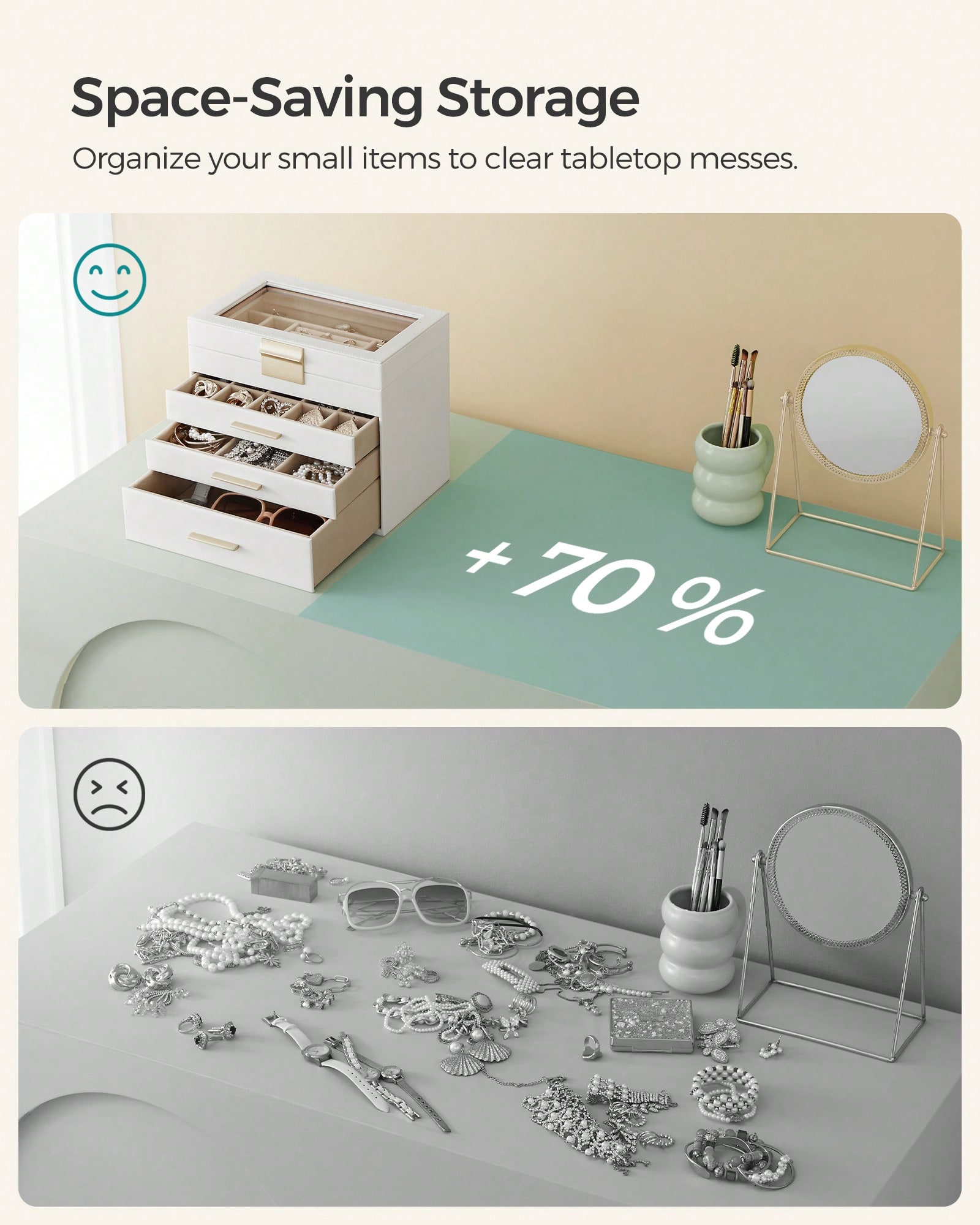 Scatola Portagioie a 4 Livelli - Velvet Jewelry Box recensione e prezzo